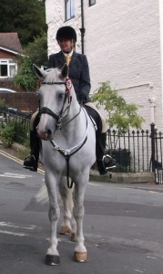 Kathryn and Glen, at a parade which commemorated the onset of the First World War.