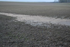 sand after heavy rain on clay soil (Small)